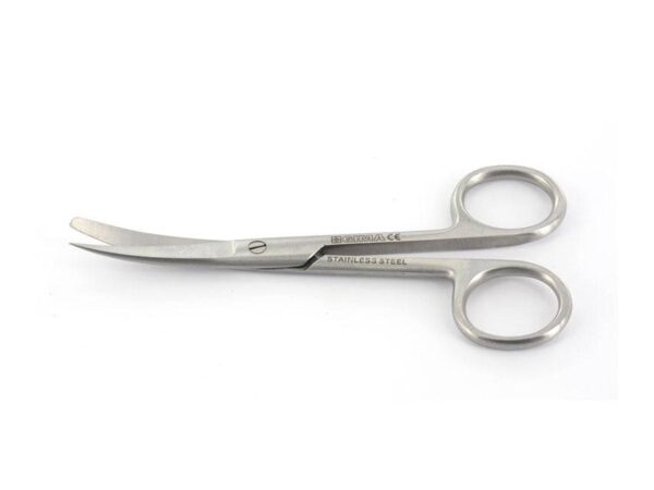 Forbice curva punte alterne - 14,5 cm