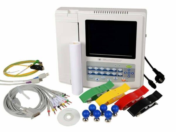 Elettrocardiografo CONTEC 1200G - 12 canali con display - immagine 3