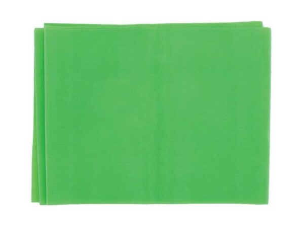 Banda latex-free per fisioterapia 1,5 m x 14 cm x 0,25 mm - verde