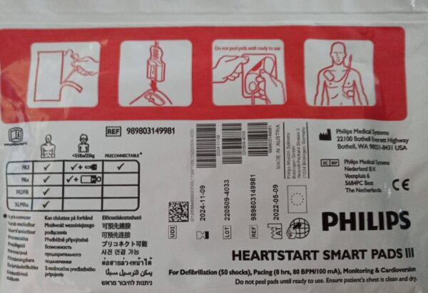 Placche defibrillazione originali per Philips FR3/FRx - immagine 2