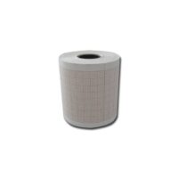 Carta termica ECG 50 mm x 25 m - rotolo griglia arancio