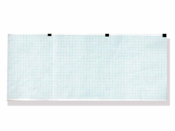 Carta termica ECG 120 x 100 mm x 300 - pacco griglia blu