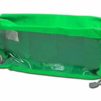Borsetta E2 - rettangolare con finestra - verde