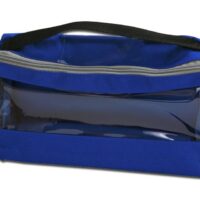 Borsetta E3 - imbottita con manico - blu