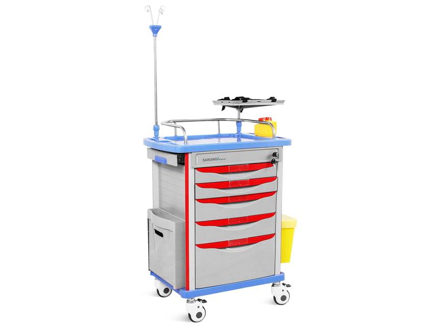 Carrelli per medicazione, terapia ed emergenza,carrello medicazione,carrelli ospedalieri,carrello farmacia