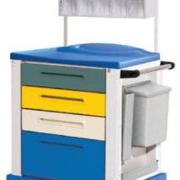 Carrello medicazione K816207 - Standard con 4 cassetti 60 cm