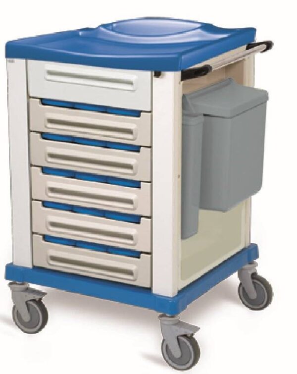 Carrello terapia K816280 - Small con 15 contenitori portafarmaci