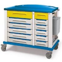 Carrello terapia K816286 - Large 30 contenitori portafarmaci