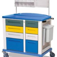 Carrello medicazione K816447 - Medium 4 cassetti e 4 cassettini