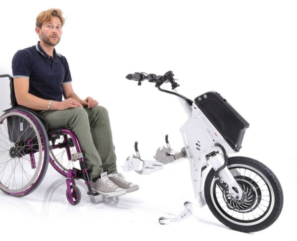 Tiboda – Propulsore anteriore per sedie a rotelle – potenza 400 W - immagine 3