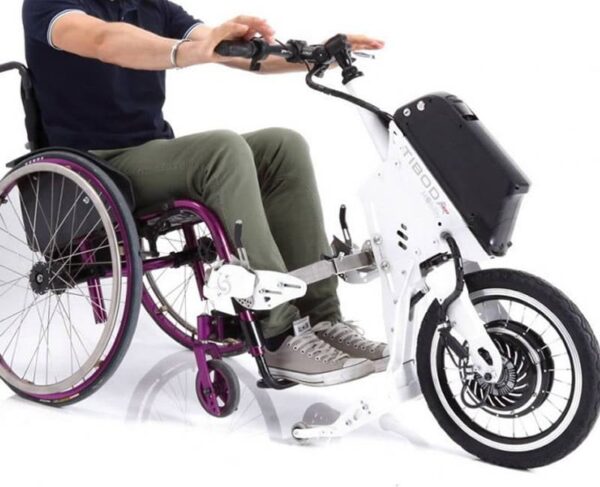 Tiboda – Propulsore anteriore per sedie a rotelle – potenza 400 W - immagine 4