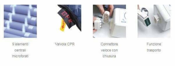 Kit antidecubito materasso e compressore PIUMA UP4 LAD481 - immagine 2