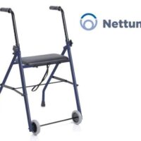 Rollator pieghevole in acciaio con sedile Nettuno RP682