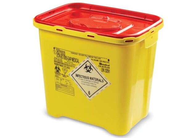 Contenitore rifiuti taglienti linea CS Plus - 22 litri
